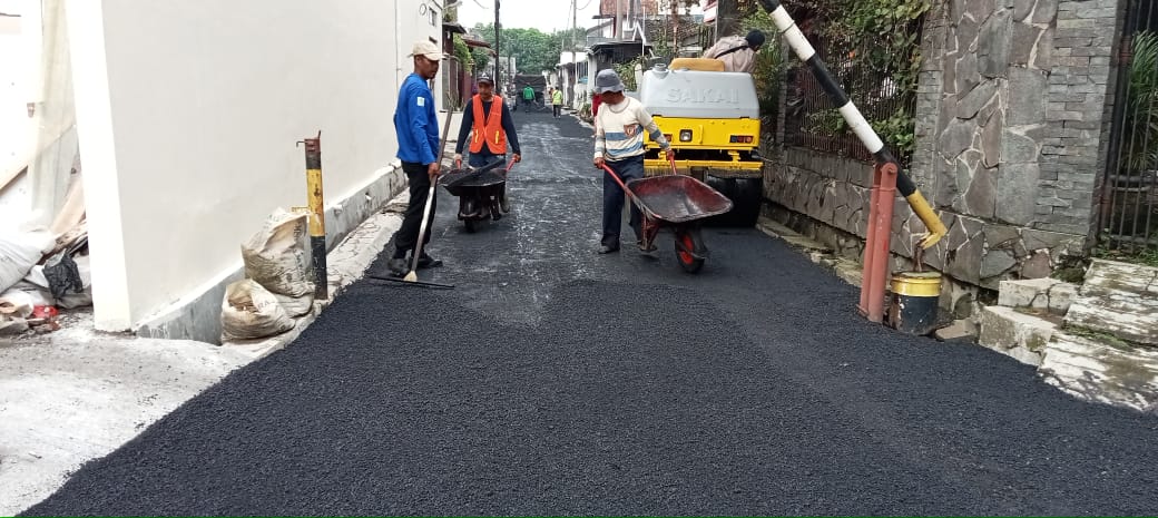 pengaspalan aspal hotmix murah bandung Pengaspalan murah jalan perumahan bandung